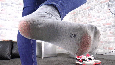 Lady Nora - Extremely long, worn, stinky socks