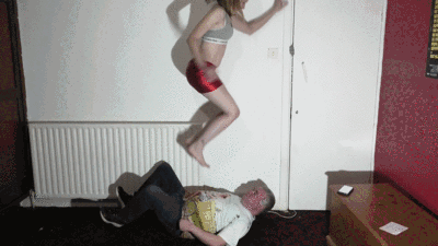 Danielle Jumping Up