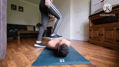 High Intensity Step Aerobics Trampling