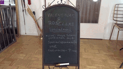 Valentina and Rosellas special menu! 2 mega portions of shit and piss! Part 1