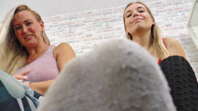 Queen Hanna and Mistress Jane - Stinky socks for your nose - small version