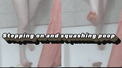 Part 2 stepping and squashing poop