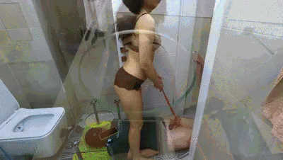 291 Ballbusting while eating shit 4K