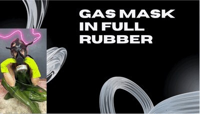 gas mask and full rubber