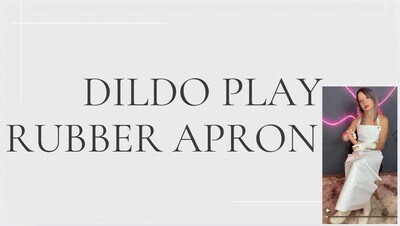dildo play rubber apron