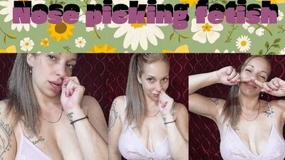 Playing with My Nose: Nose Fetish Picking