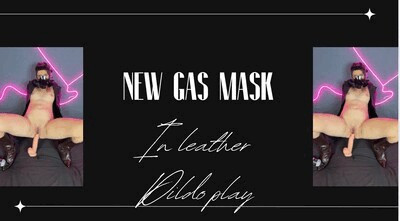 leather and gas mask