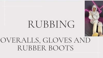 overalls gloves and rubber boots