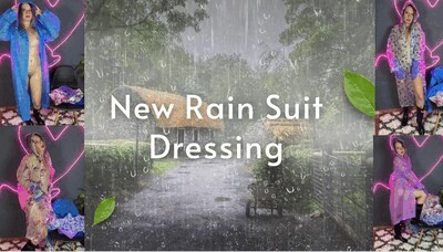 dressing rubber suit