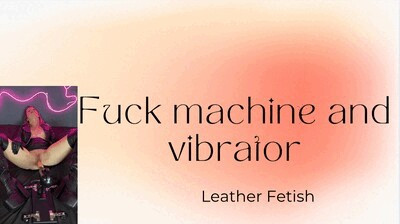 fuck machine and leather
