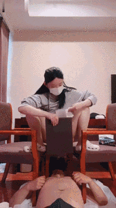 Cute Pretty Goddess POV Shit Covered Whole Face of the Toilet Slave, Then She Played and Rubbed the