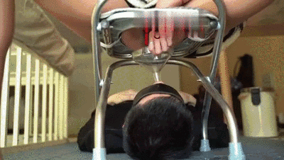 POV Sexy Pussy Goddess Golden Shower into a Funnel Connected to the Human WC until Flood